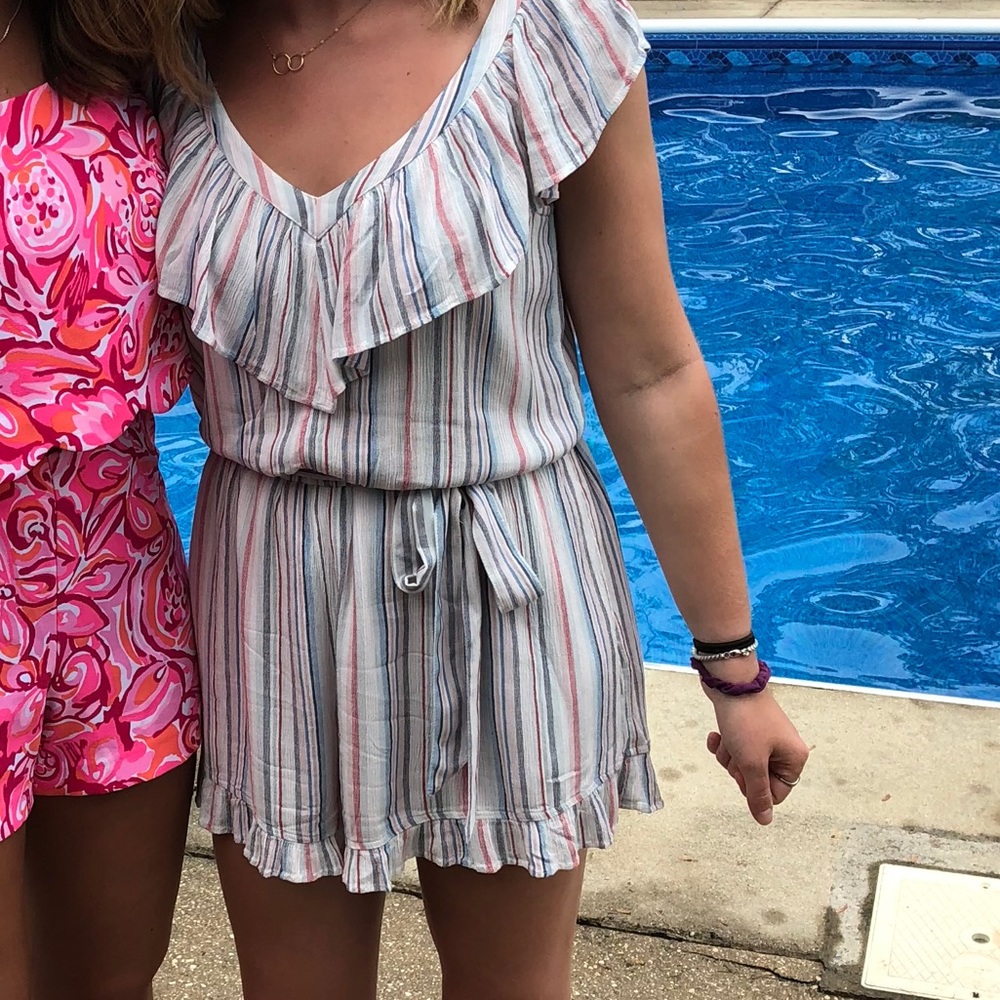 American eagle striped romper - size S